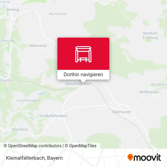Kleinalfalterbach Karte