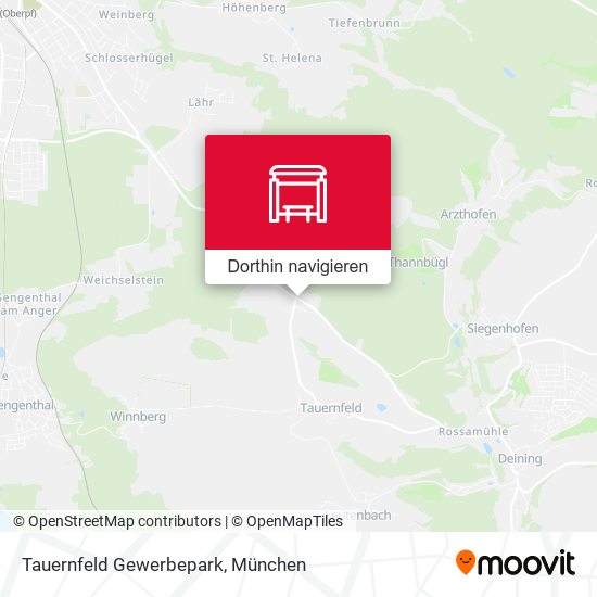 Tauernfeld Gewerbepark Karte