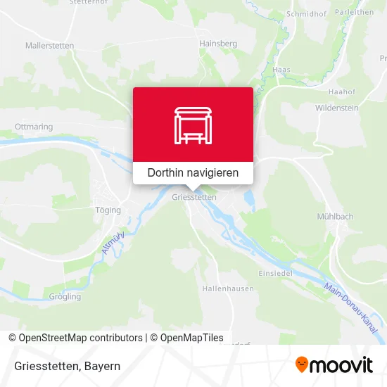Griesstetten Karte