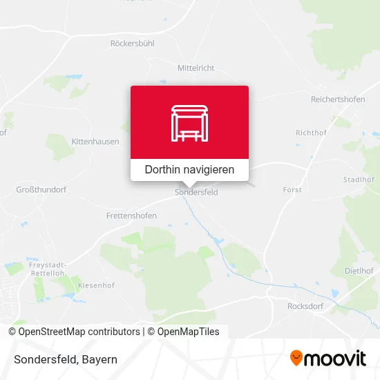 Sondersfeld Karte