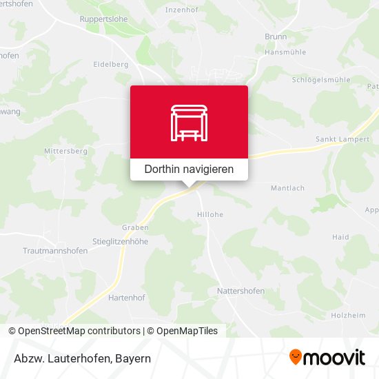 Abzw. Lauterhofen Karte