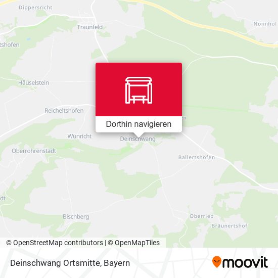 Deinschwang Ortsmitte Karte