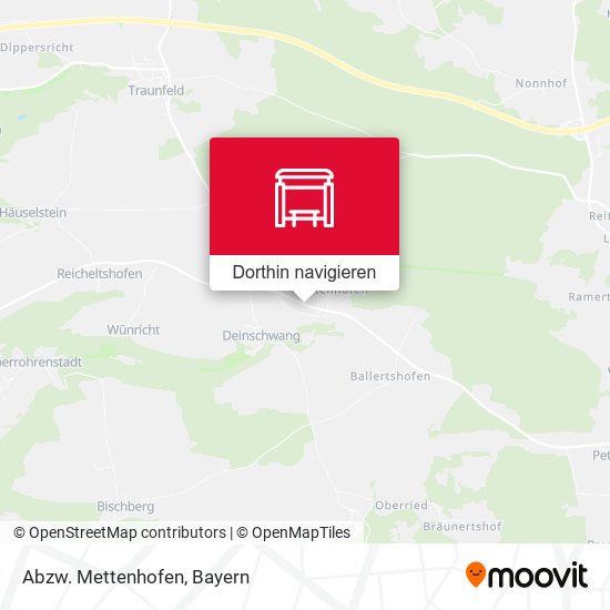 Abzw. Mettenhofen Karte