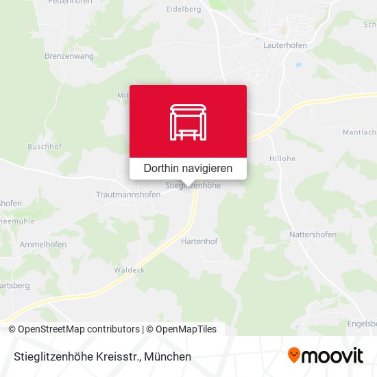 Stieglitzenhöhe Kreisstr. Karte