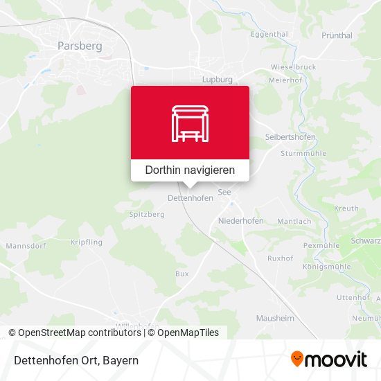 Dettenhofen Ort Karte