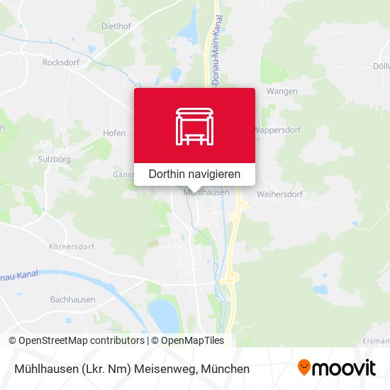 Mühlhausen (Lkr. Nm) Meisenweg Karte