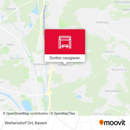Weihersdorf Ort Karte