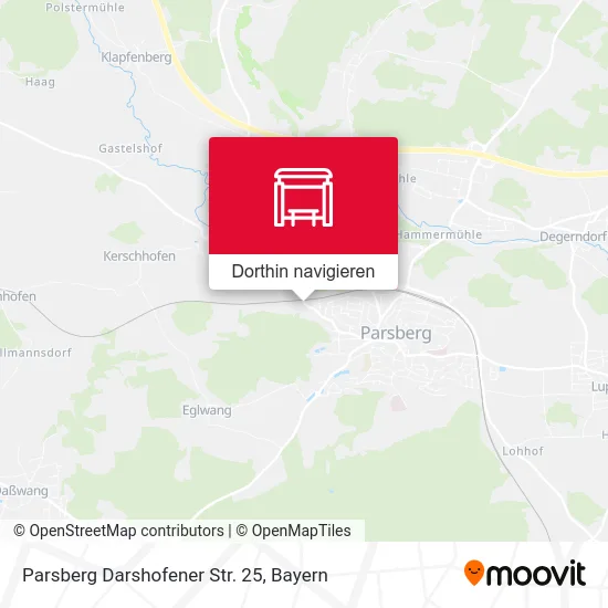 Parsberg Darshofener Str. 25 Karte
