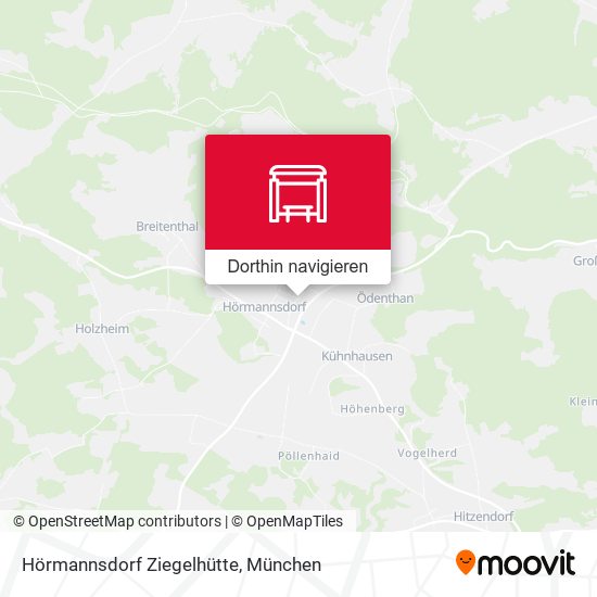 Hörmannsdorf Ziegelhütte Karte