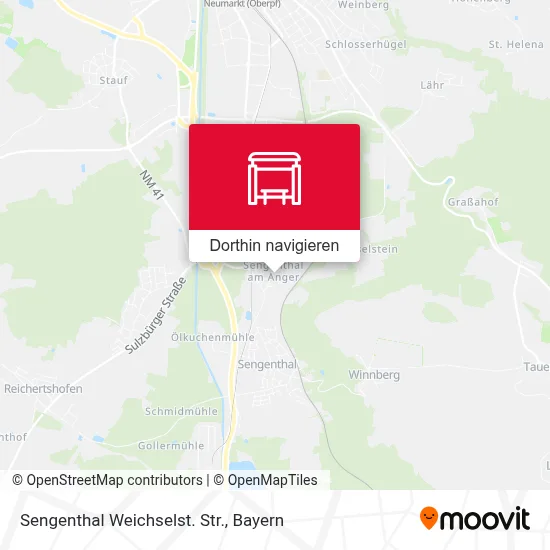 Sengenthal Weichselst. Str. Karte