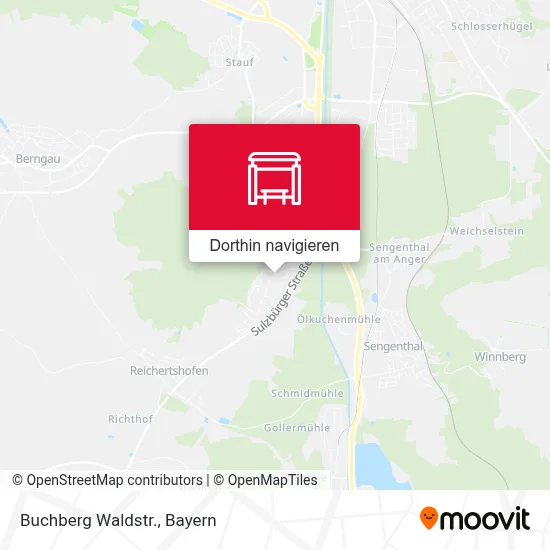 Buchberg Waldstr. Karte