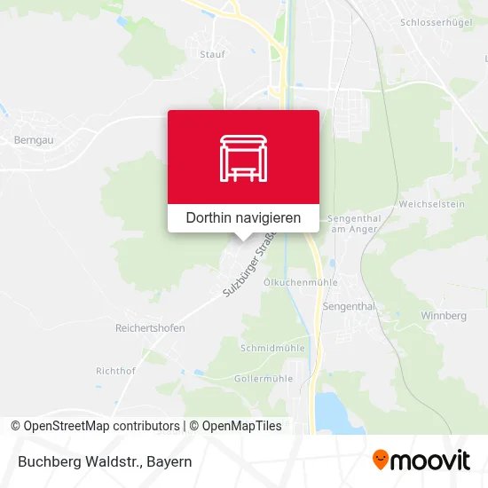 Buchberg Waldstr. Karte