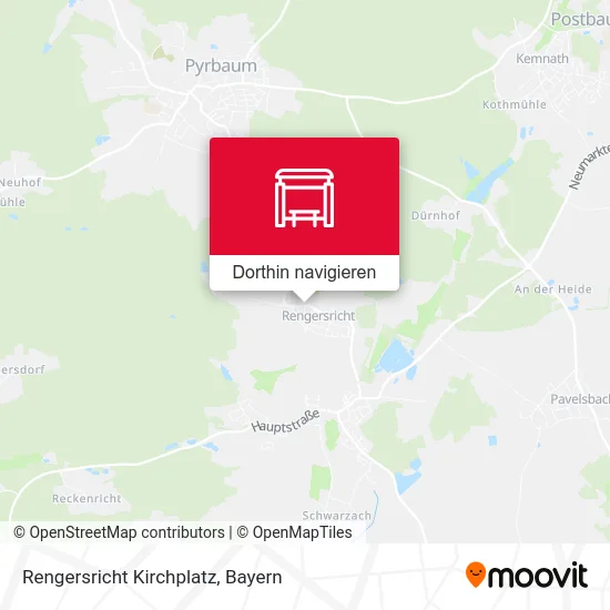 Rengersricht Kirchplatz Karte