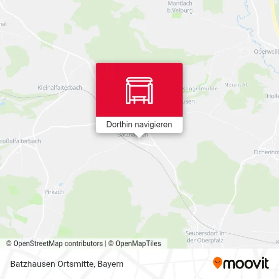 Batzhausen Ortsmitte Karte