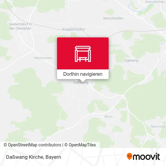 Daßwang Kirche Karte