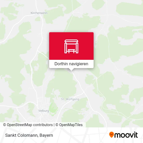 Sankt Colomann Karte