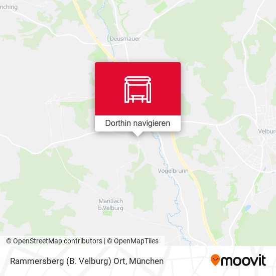 Rammersberg (B. Velburg) Ort Karte