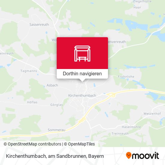 Kirchenthumbach, am Sandbrunnen Karte