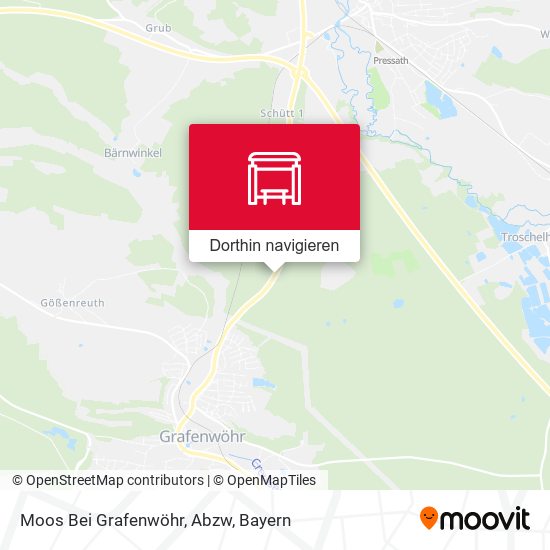 Moos Bei Grafenwöhr, Abzw Karte