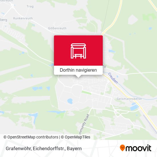 Grafenwöhr, Eichendorffstr. Karte