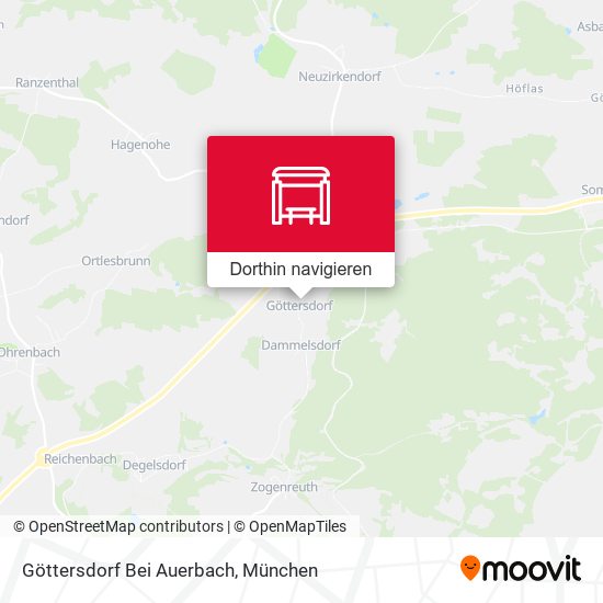 Göttersdorf Bei Auerbach Karte