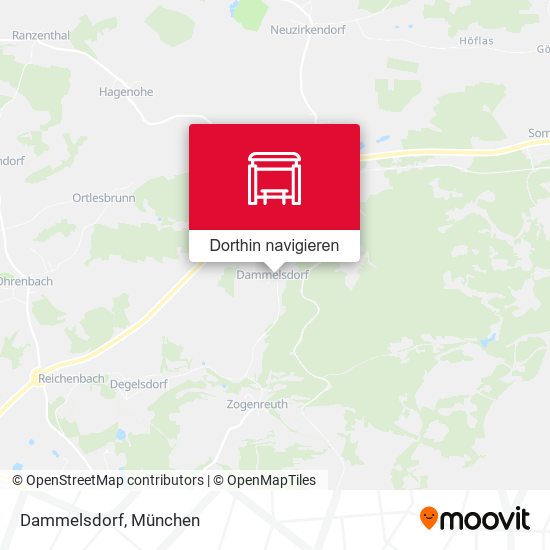 Dammelsdorf Karte