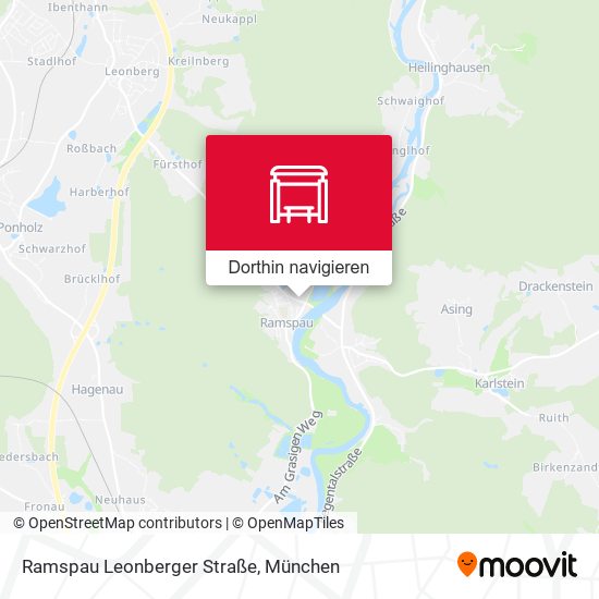 Ramspau Leonberger Straße Karte