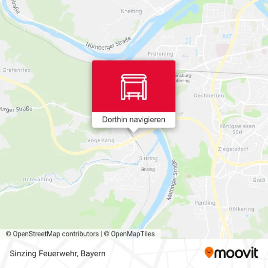 Sinzing Feuerwehr Karte