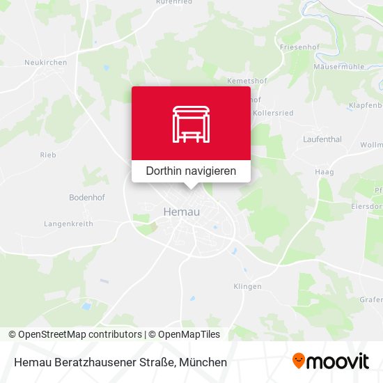 Hemau Beratzhausener Straße Karte