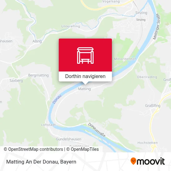 Matting An Der Donau Karte
