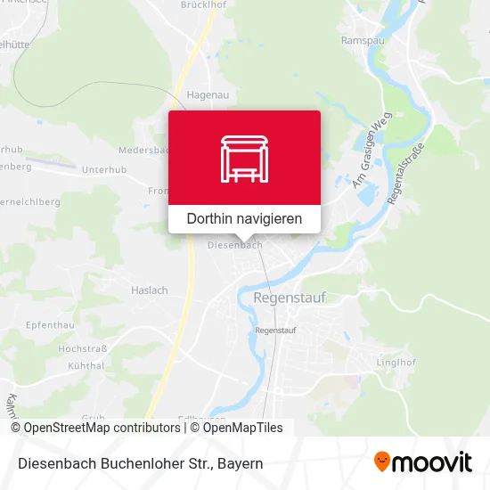 Diesenbach Buchenloher Str. Karte