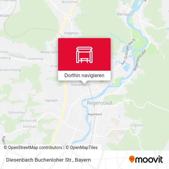Diesenbach Buchenloher Str. Karte