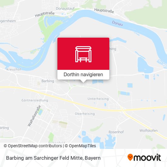 Barbing am Sarchinger Feld Mitte Karte