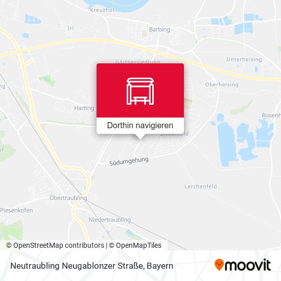 Neutraubling Neugablonzer Straße Karte