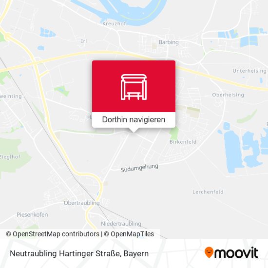 Neutraubling Hartinger Straße Karte