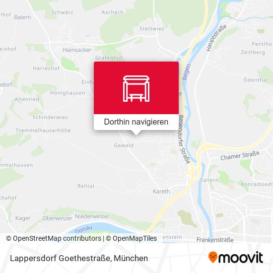 Lappersdorf Goethestraße Karte