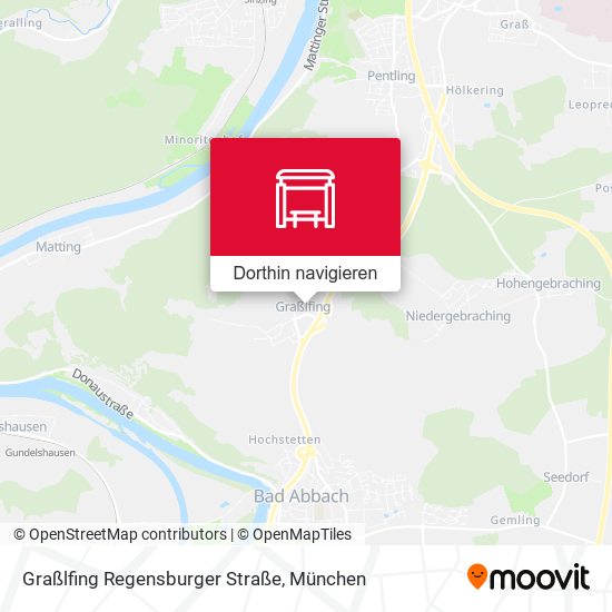 Graßlfing Regensburger Straße Karte