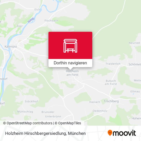 Holzheim Hirschbergersiedlung Karte