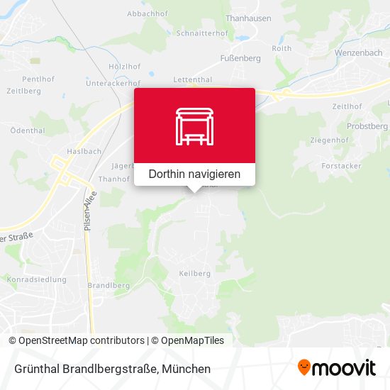 Grünthal Brandlbergstraße Karte