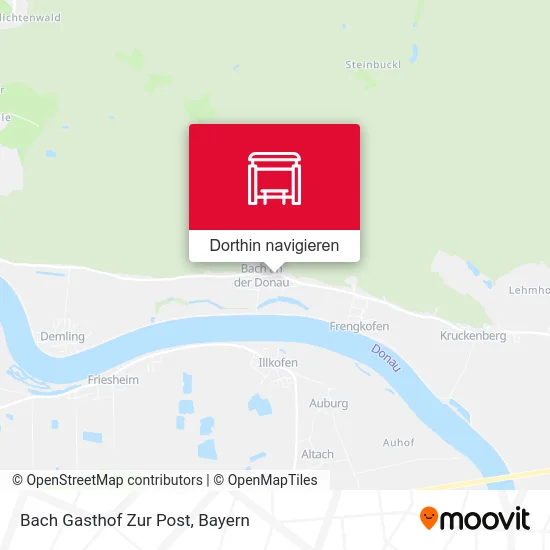 Bach Gasthof Zur Post Karte