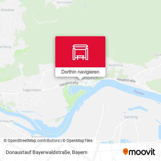 Donaustauf Bayerwaldstraße Karte