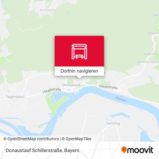 Donaustauf Schillerstraße Karte
