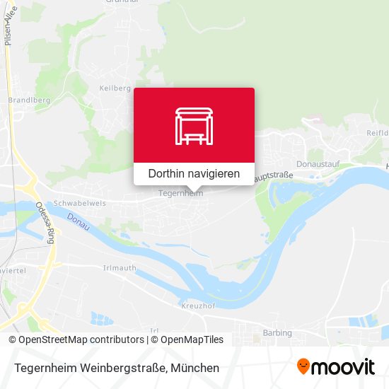 Tegernheim Weinbergstraße Karte