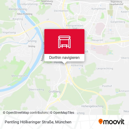 Pentling Hölkeringer Straße Karte