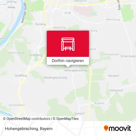 Hohengebraching Karte
