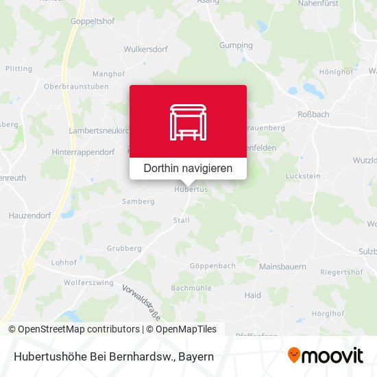 Hubertushöhe Bei Bernhardsw. Karte
