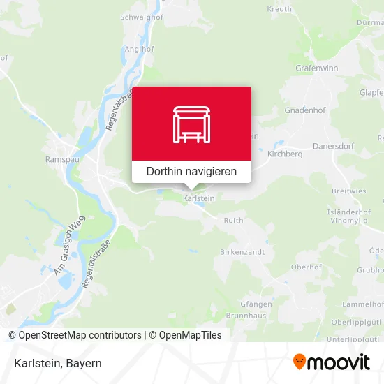 Karlstein Karte