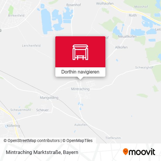 Mintraching Marktstraße Karte
