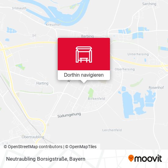 Neutraubling Borsigstraße Karte