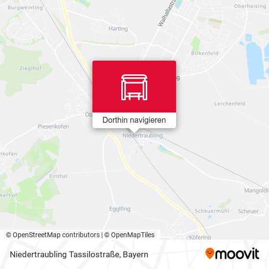 Niedertraubling Tassilostraße Karte